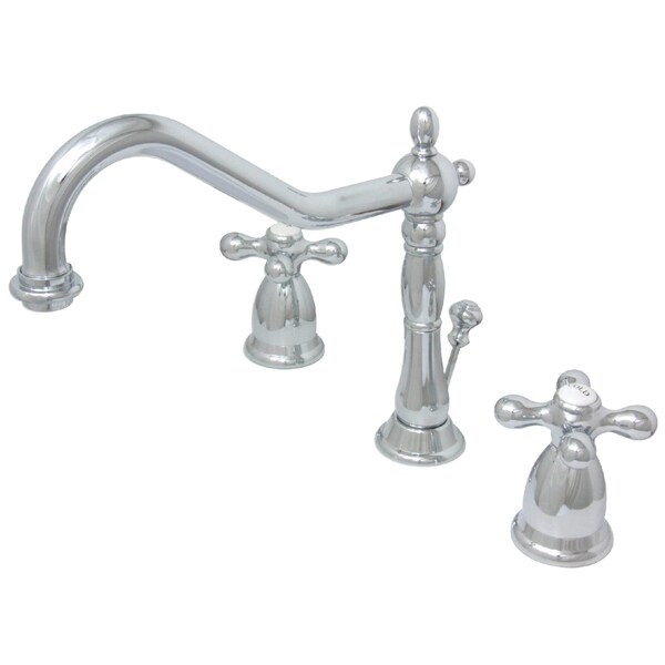 8" Widespread Bathroom Faucet, Chrome